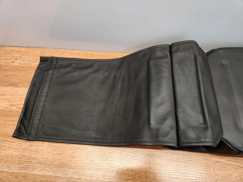 ✅ 00-06 OEM BMW E53 X5 Asiento Trasero Centro Apoyabrazos Cuero Negro Foto 4 de 4