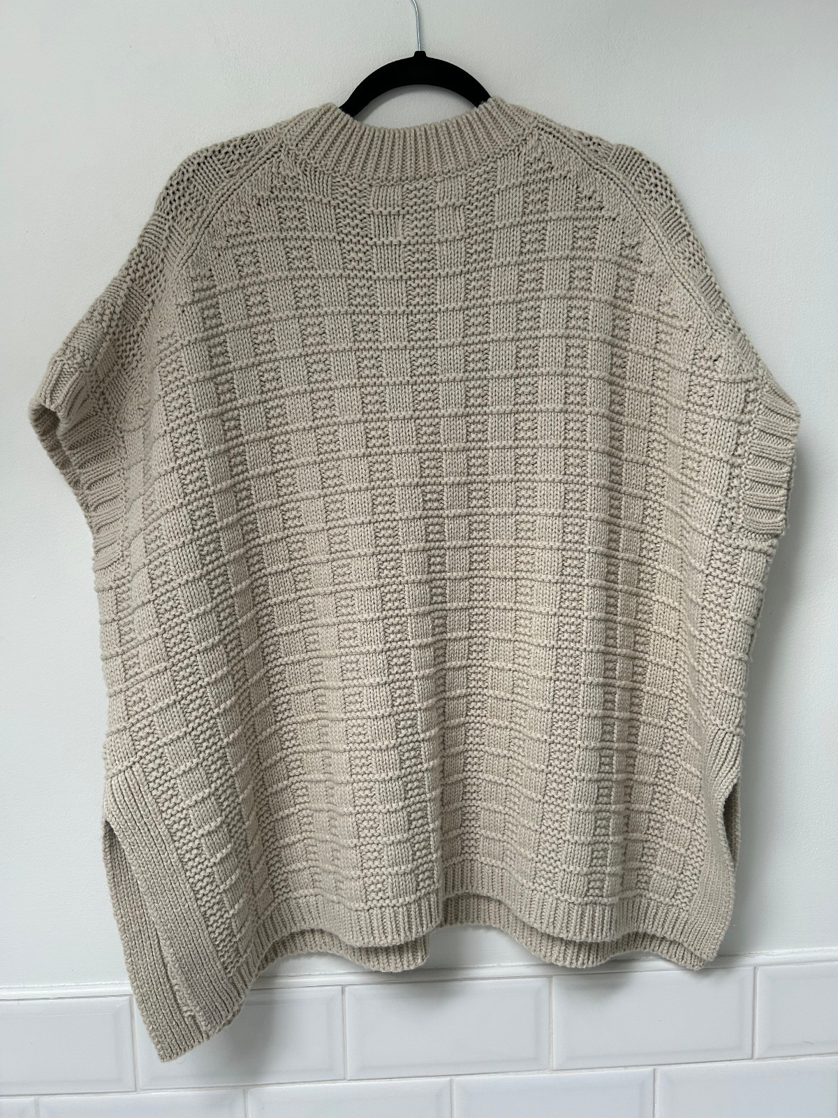 TOAST Bone Ecru Chunky Oversized Knit Vest Tank Sweater Jumper ONE SIZE £225