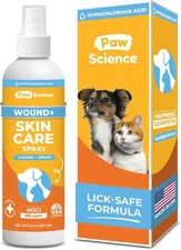 Skin & Wound Care Spray for Dogs & Cats – Lick-Safe Antiseptic Healing Aid, It