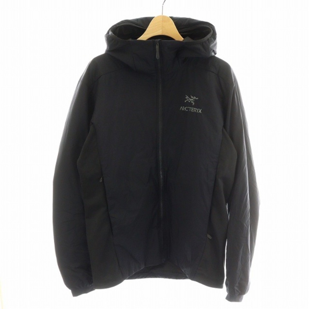 Arc'teryx Atom Hoody giubbotto battuta nylon cappuccio pile logo S nero usato835