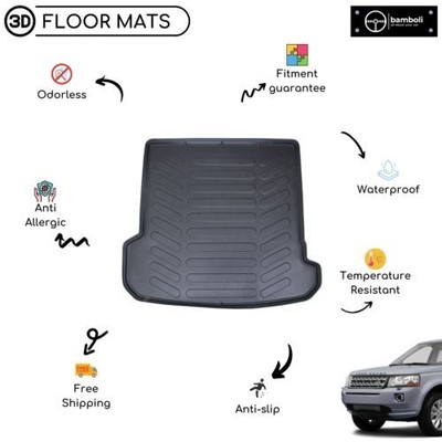 Vehicle Specific Rubber Trunk Cargo Liner for Land Rover Freelander 2006 - 2014