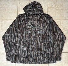 RealTree Camo Hoodie Adult Green Camouflage Pullover Sweatshirt Men  s Size XL