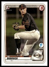 2020 Bowman Draft 1st Edition RJ Dabovich #BD-148 San Francisco Giants