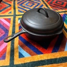 Griswold Cast Iron #8 Skillet w/ Cover Vintage Pan Small Block Logo 704 8