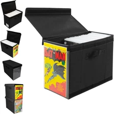 Comic Book Storage Box with Comic Book Display Window [Patent Pending]…