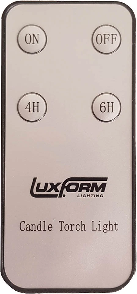 Battery Powered Cylinder Candle Torch with Remote Control and Timer - Image 4 of 4