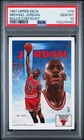 1991-92 Upper Deck Michael Jordan Bulls Checklist #75 PSA 10 GEM MINT HOF