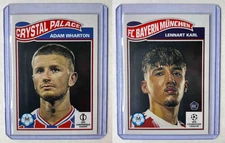 Adam Wharton PR: 416 & Lennart Karl PR: 3511 2025 UCC Topps Living Set RC