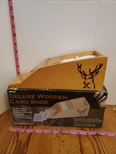 Deluxe Wooden Card Shoe Wildlife Series Deer