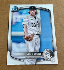 2025 Bowman Chrome Prospects # BCP-44 Hagen Smith Chicago White Sox Baseball