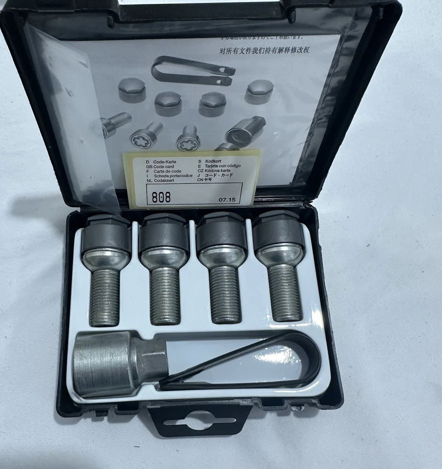 8P0 071 455 Kit de bloqueo de rueda original Audi. Foto 2 de 3