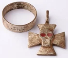 Ring Eastern front Ostfront 1914-16 German empire WW1 Iron Cross WWI Military