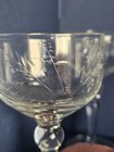 6 Vintage Glastonbury-Lotus "LADY RUBY" Cocktail/Cordials  1947 Etched — photo 8