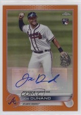 2022 Topps Chrome Update Orange Refractor /25 Joe Dunand #AC-JDD Auto m4h