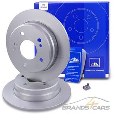 ATE 2x BREMSSCHEIBE VOLL &Oslash;258 HINTEN F&Uuml;R MERCEDES BENZ E-KLASSE W124 200-300