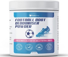 Football Boot Deodoriser Powder - Odour Eliminator & Freshener for Smelly Shoes