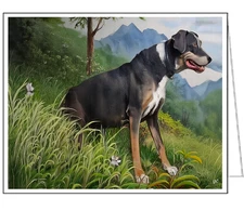 Mountain Cur Fine Art Notecards - Set of Six