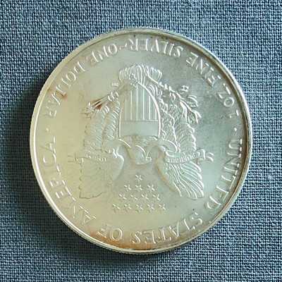 2007 American Silver Eagle 1 oz Silber 1 Dollar Münze 0.999 Feinsilber unzert.