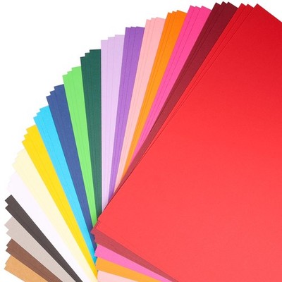 50 Sheets Colored Cardstock 300 GSM/110 LB A4 Colored Paper in 18 Rainbow Col...
