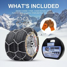 Tire Snow Chains For Passenger Cars Tires 215 225 235 245 255 265 Set Of 2 Kn120 Tire Snow Chains For Passenger Cars Tires 215 225 235 245 255 265 Set Of 2 Kn120