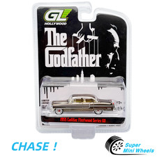 Chrome CHASE ! Greenlight 1:64 The Godfather 1955 Cadillac Fleetwood Series 60