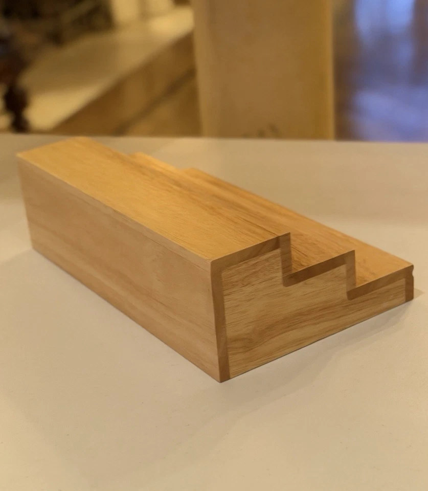 Estante de almacenamiento de madera de 3 niveles para despensa de cocina artículos o especias, juego de 2 Foto 4 de 4