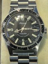 Vintage Princeton Calendar Swiss Made 38mm Mechanical Runs Great LOOSE CROWN 