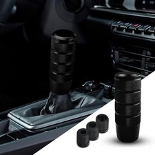 95mm/3.74" Car Shifter Knob, Aluminum Weighted Automotive Gear Shift Black