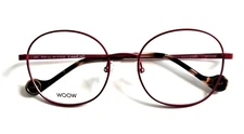 WOOW GET SOME2 9298 ROUND UNISEX FULL RIM AUTHENTIC EYEGLASSES FRAMES 53-19-140