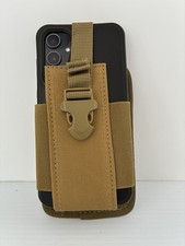 Tactical MOLLE Phone Pouch Belt Holster for iPhone Samsung Smartphone