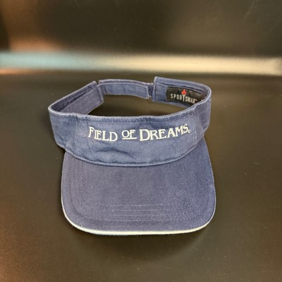 Sportsman Field of Dreams Navy Blue 100% Cotton Sun Visor Hat Mens Womens OSFA