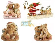 CHERISHED TEDDIES by ENESCO, HAND PAINTED, STONE RESIN, TEDDY BEAR FIGURINES