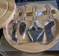 Chef De Maison Cheese Board and Knife Set Serving Tray with  Knife Set