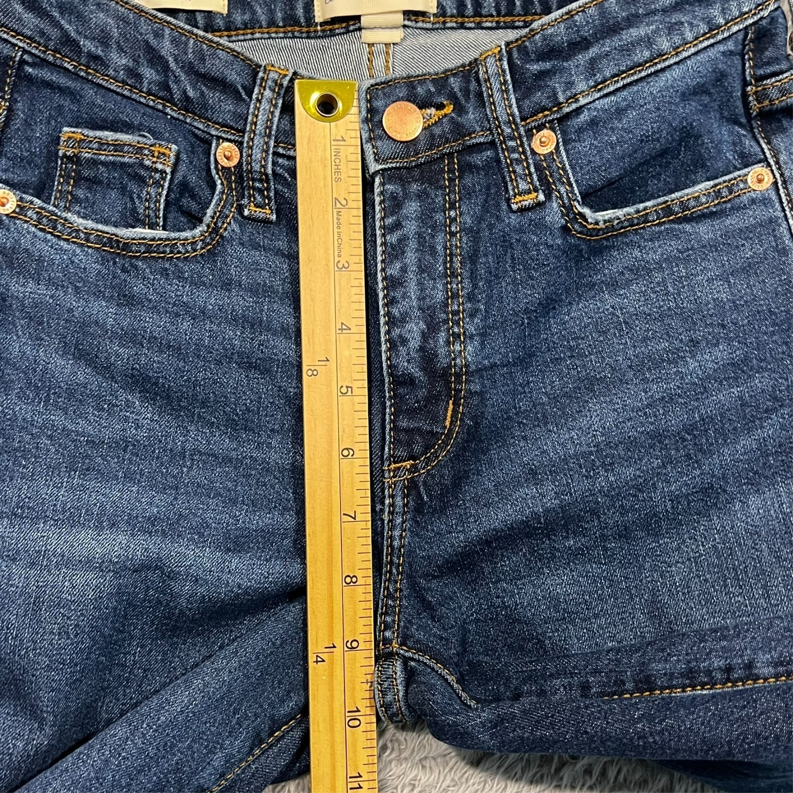 Universal Thread Jeans Slim Straight Distressed H… - image 5