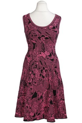 M MISSONI Kleid Damen Dress Damenkleid Gr. 36 (IT 42) Baumwolle Pink #f1fgnl0