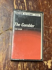 Vintage Timex Sinclair 1000 The Gambler 16K RAM Computer Game Cassette Tape