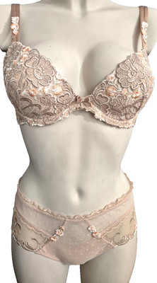 Lise Charmel Danse Des Lianes Push-Up BH 3pcs SET Gr.80C UK36C + 2x Slips 40 M