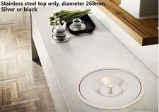 CONCEALED BENCHTOP BENCH TOP BIN TRASH WASTE BIN RUBBISH BIN TOP ONLY 268mm S/B