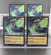 Disney Lorcana Containment Unit 203/204 Winterspell Rare 4 Cards