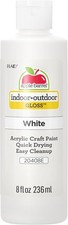 Apple Barrel Gloss Acrylic Paint in Assorted Colors 8 oz , 20408 Gloss White