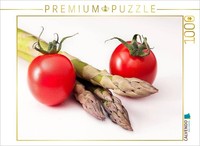 Calvendo Puzzle Tomatoes And Green Asparagus | 1000 Pieces, Finished Size 25.2 ×