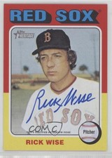 2024 Topps Heritage High Number Real One Auto Rick Wise #ROA-RW Auto 1g4g