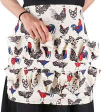 Egg Apron, Egg Collecting Apron for Chicken Duck Goose Eggs, Chicken Egg Apron f