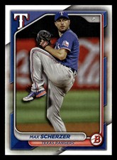 Max Scherzer 2024 Bowman #99 Texas Rangers