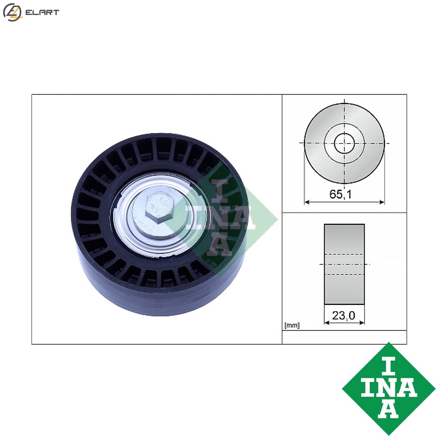 DEFLECTIONGUIDE PULLEY VRIBBED BELT 532 0882 10 FOR ALFA ROMEO FIAT 500 PUNTO
