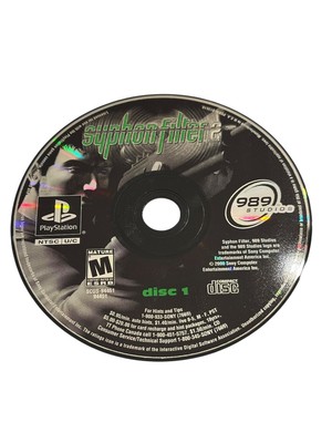 Syphon Filter 2 PlayStation Video Game Mature Action Shooter PS1 DISC 1 Only