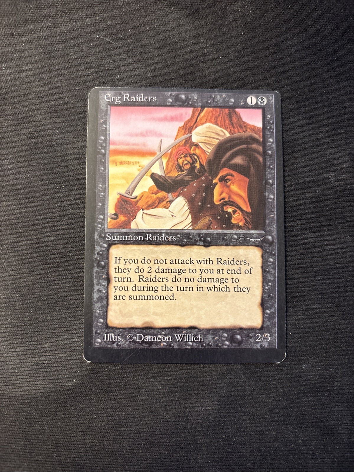 Erg Raiders (Light) Arabian Nights Mtg NM