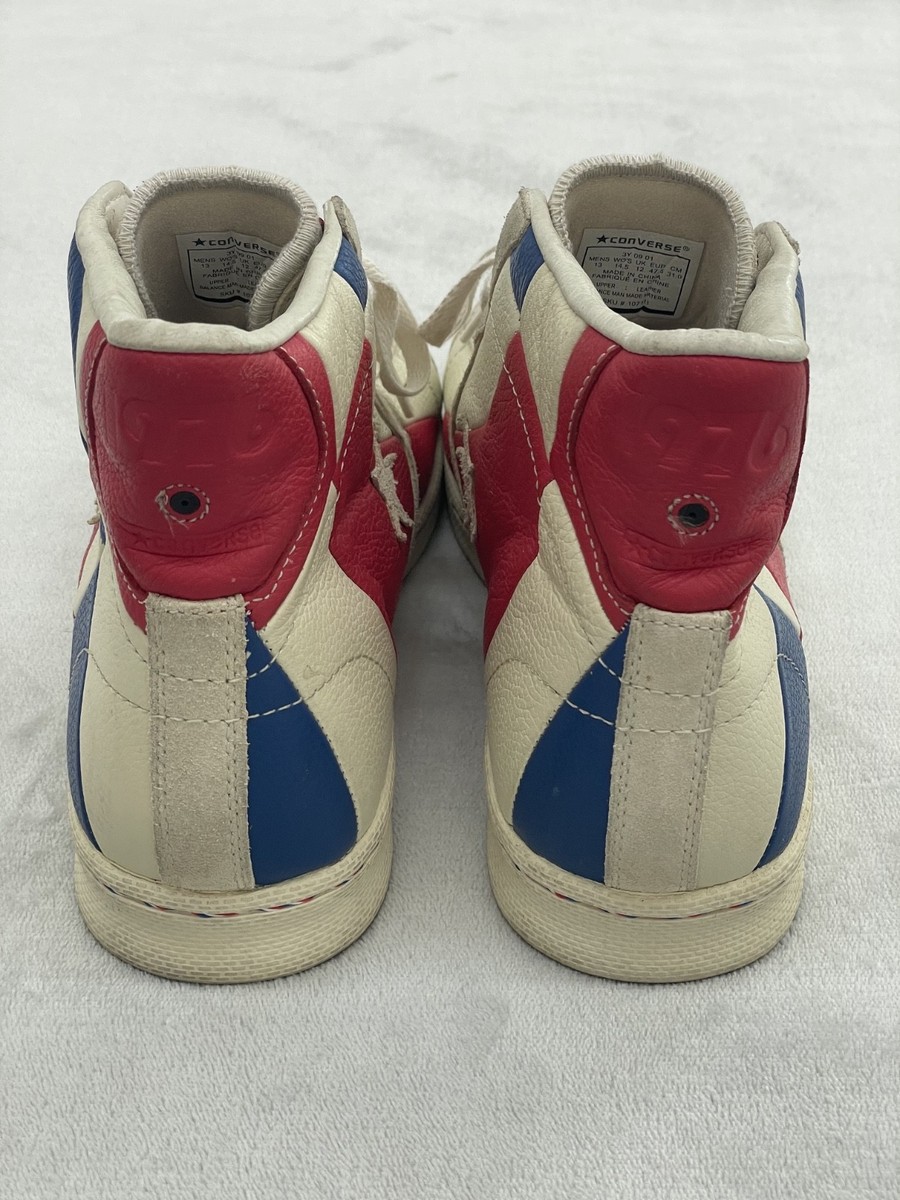 Converse Pro Leather 76 High Men 13 Red White Blue Vintage  display picture 3