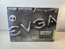 SEALED Vintage EVGA Geforce GTX 670 GDDR5 Graphics Card "SEE PHOTOS/DESCRIPTION"