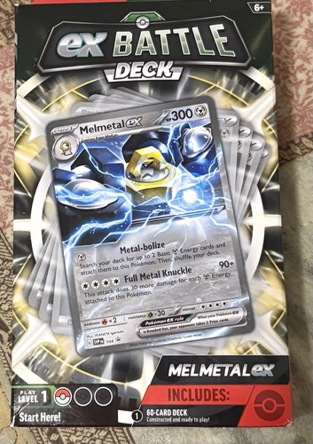 Pokemon Trading Card Melmetal ex Battle Deck Ready-to-Play 60-Card Deck Sealed